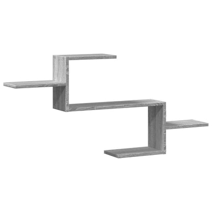 Mensola a Muro Grigio Sonoma 104x15x49 cm Legno Multistrato | homemem39