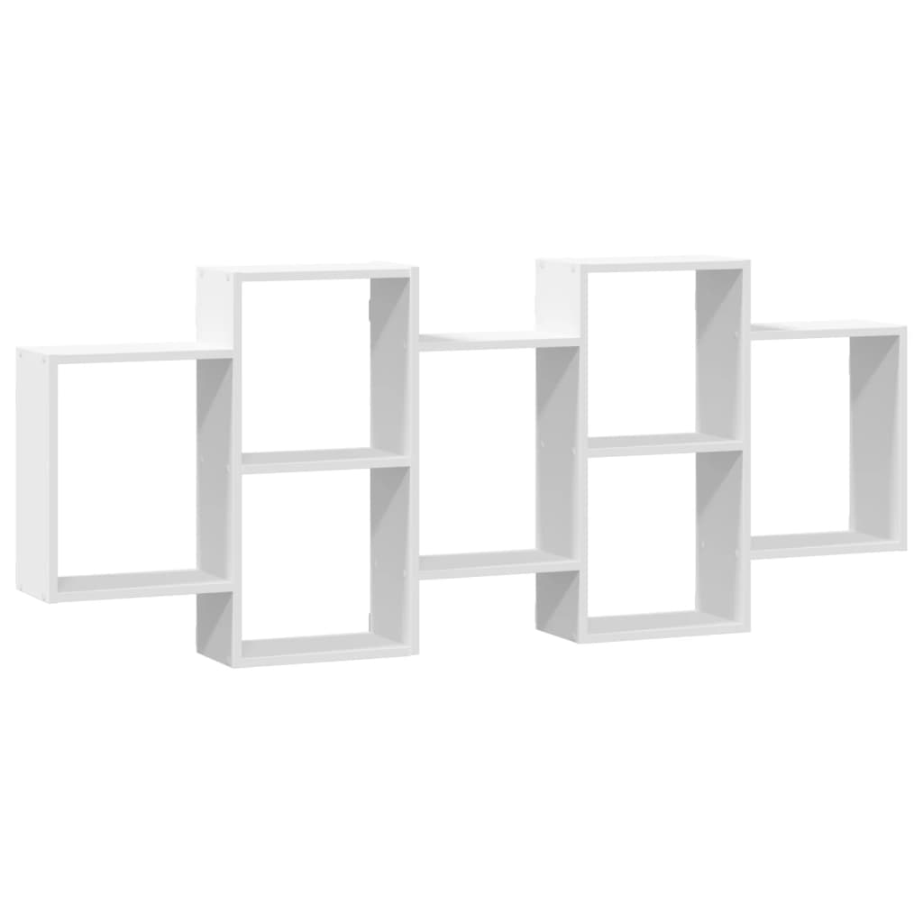 Scaffale a Parete Bianco 159x18x65 cm in Legno Multistrato | homemem39