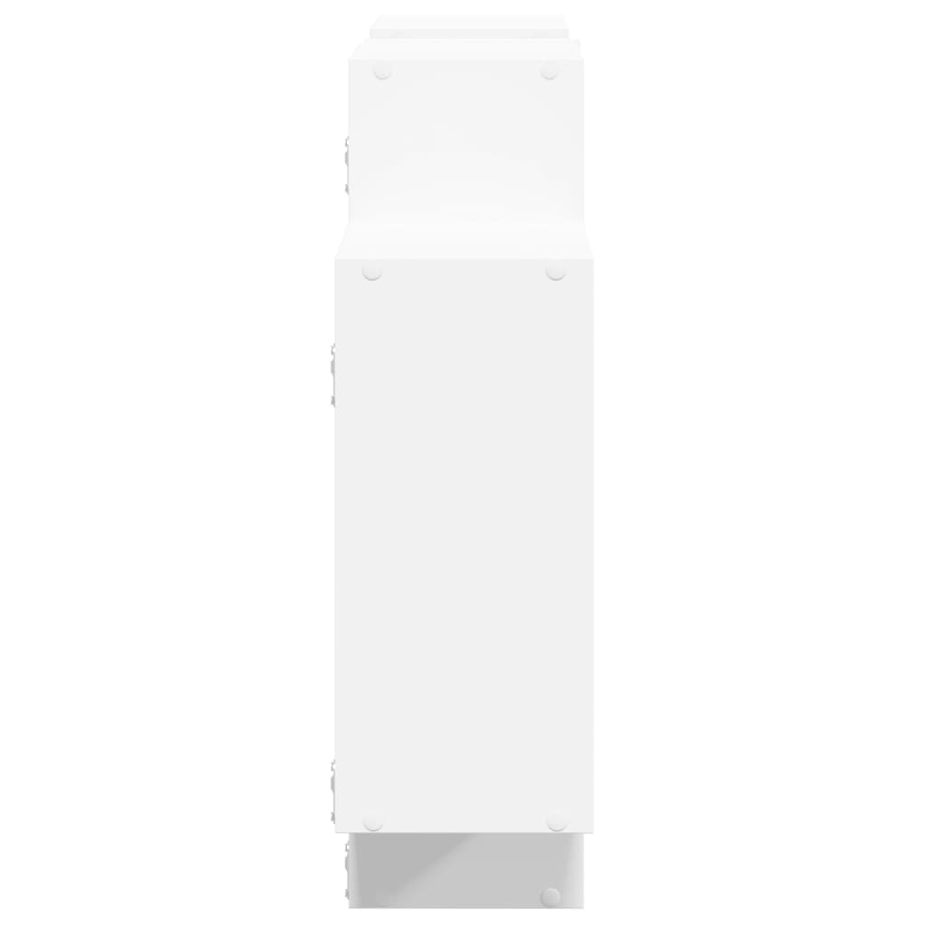 Scaffale a Parete Bianco 159x18x65 cm in Legno Multistrato | homemem39