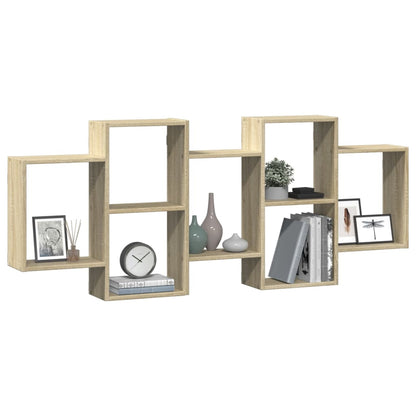 Scaffale a Parete Rovere Sonoma 159x18x65 cm in Truciolato | homemem39