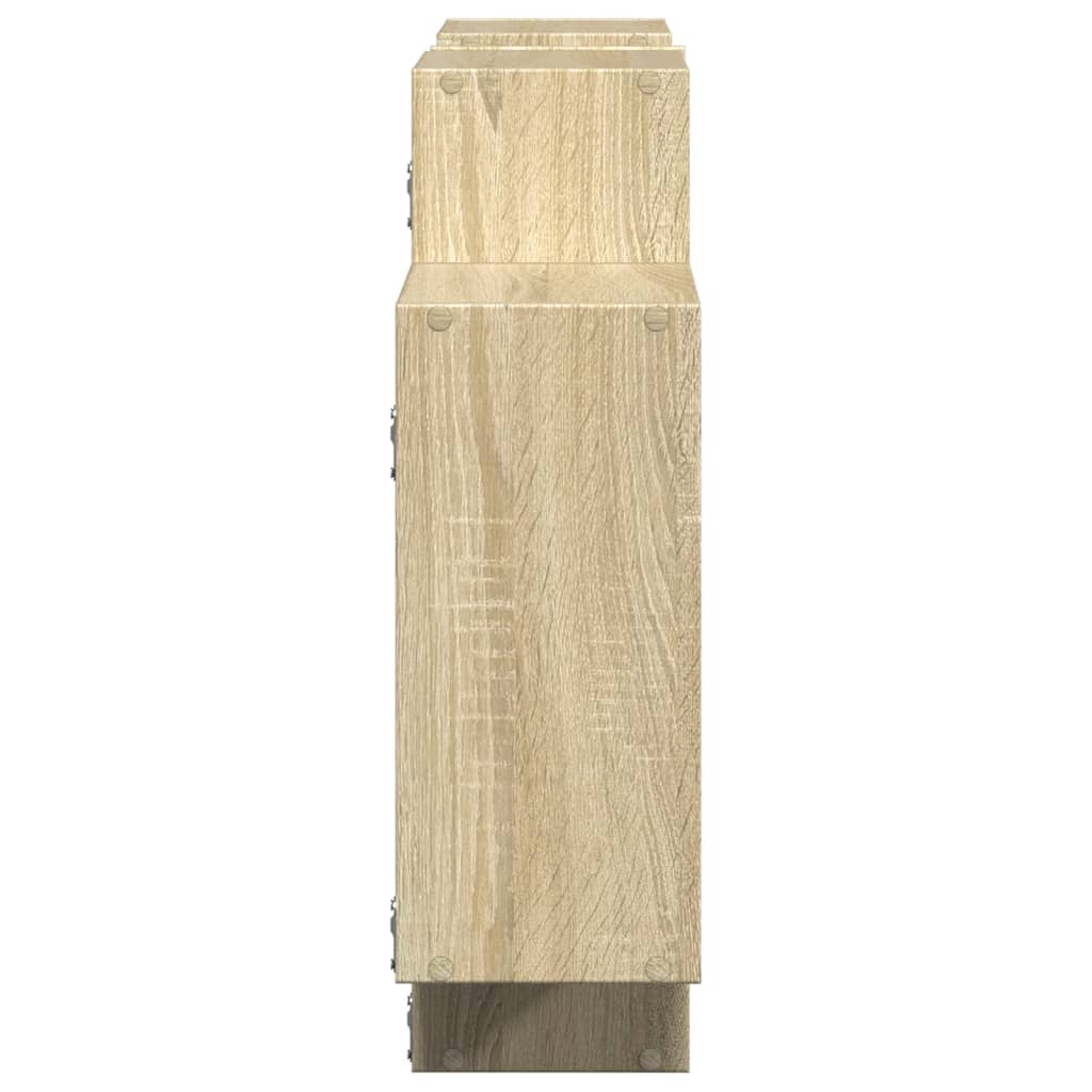 Scaffale a Parete Rovere Sonoma 159x18x65 cm in Truciolato | homemem39
