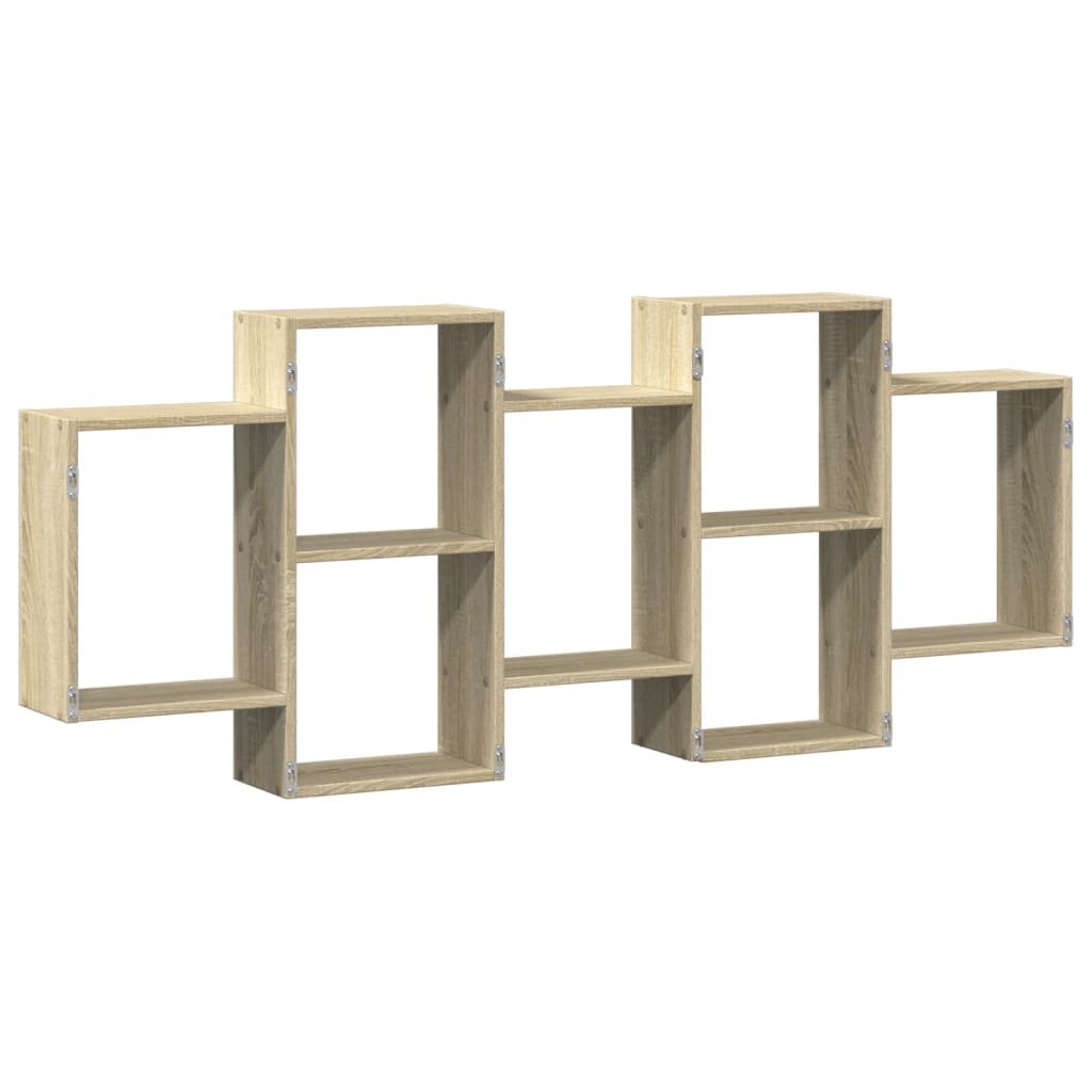 Scaffale a Parete Rovere Sonoma 159x18x65 cm in Truciolato | homemem39