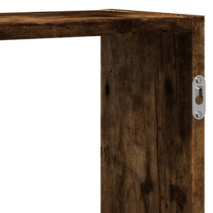 Mensola a Muro Rovere Fumo 159x18x65 cm in Truciolato
