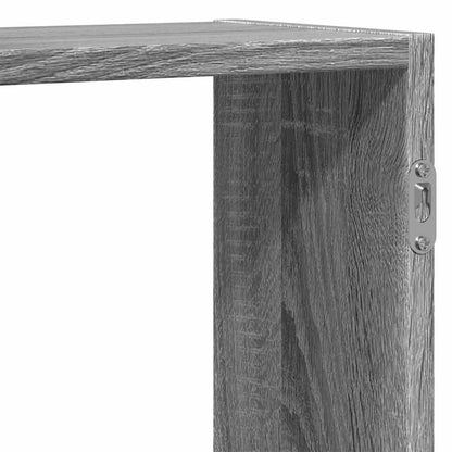 Mensola a Muro Grigio Sonoma 159x18x65 cm in Truciolato