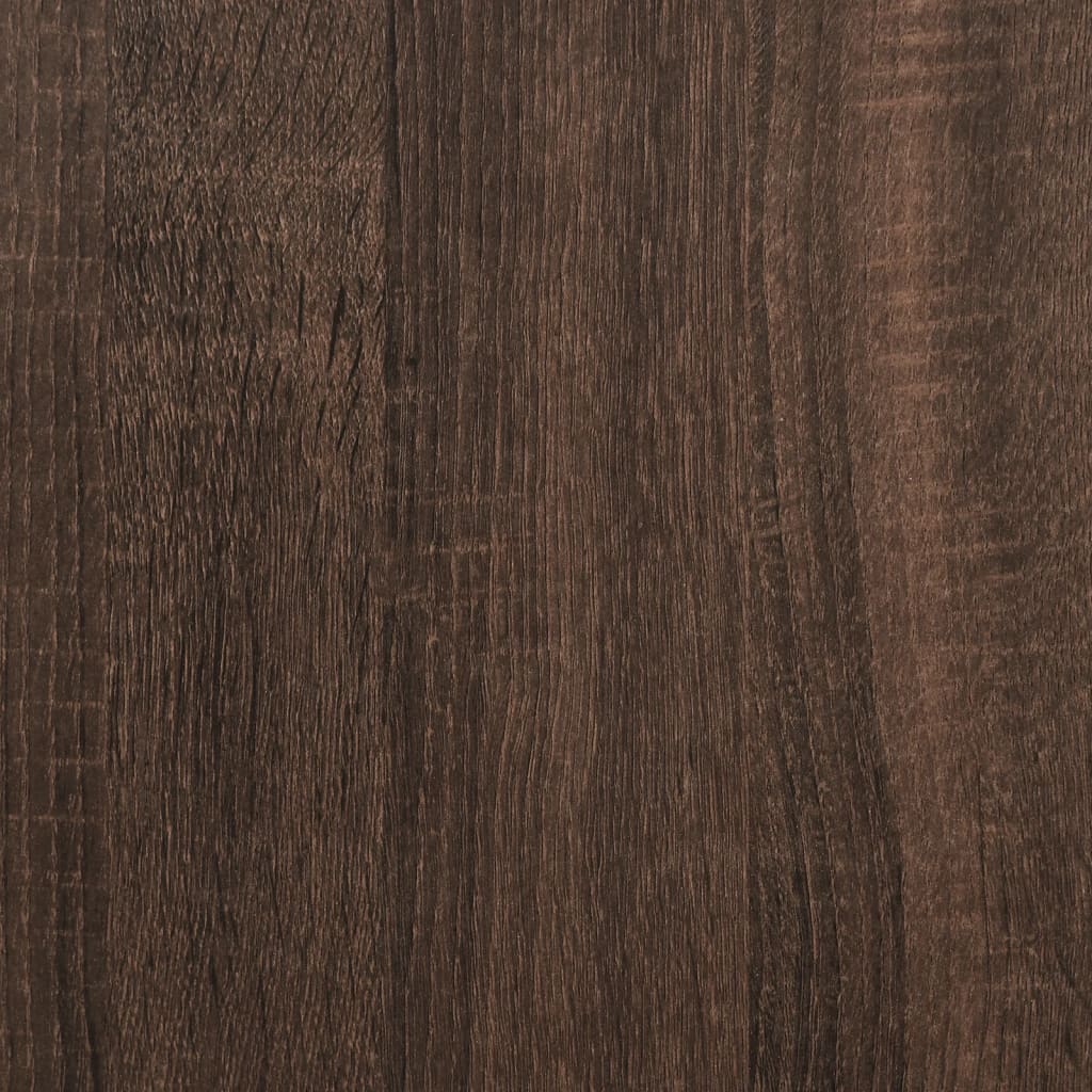 Scaffale a Parete Rovere Marrone 159x18x65 cm in Truciolato