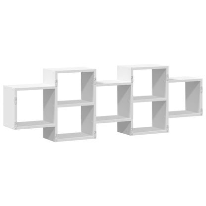 Scaffale a Parete Bianco 129x18x42 cm in Truciolato | homemem39