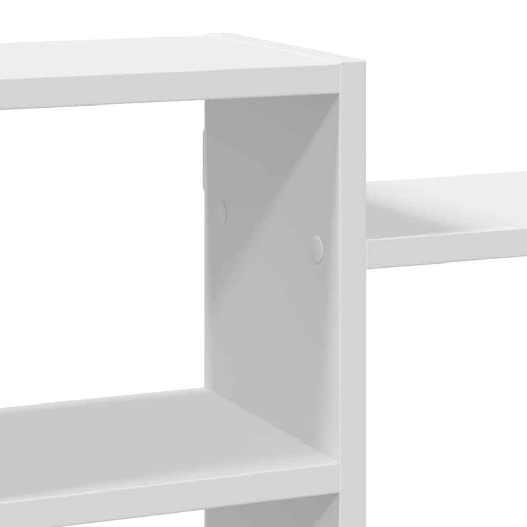 Scaffale a Parete Bianco 129x18x42 cm in Truciolato | homemem39