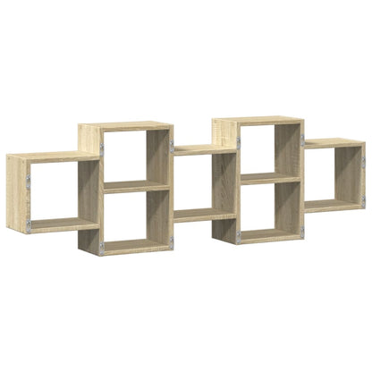 Scaffale a Parete Rovere Sonoma 129x18x42 cm in Truciolato