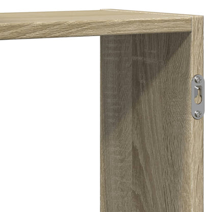 Scaffale a Parete Rovere Sonoma 129x18x42 cm in Truciolato