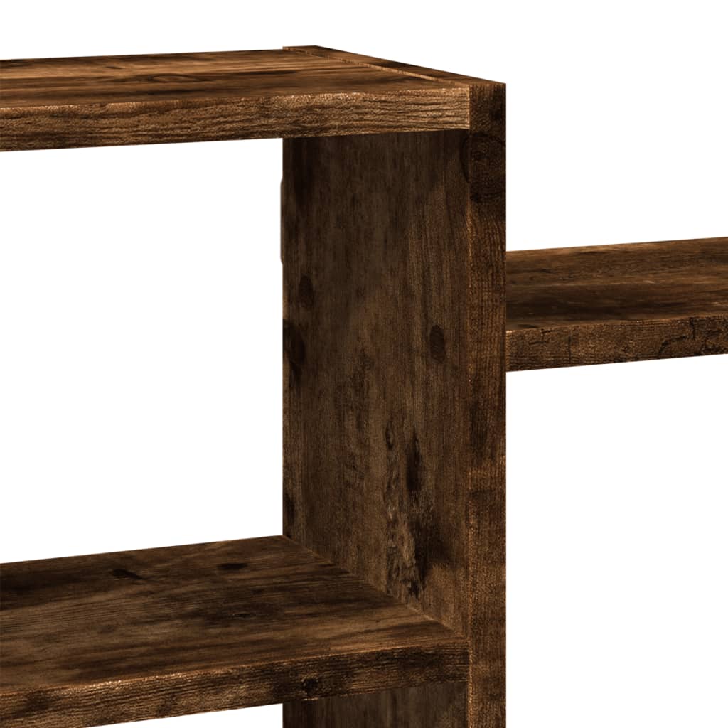 Mensola a Muro Rovere Fumo 129x18x42 cm in Truciolato