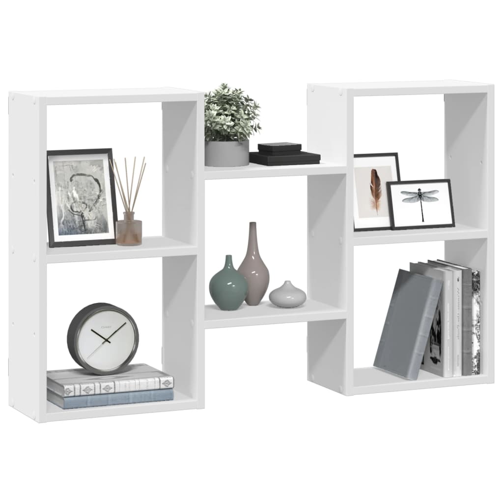 Scaffale a Parete Bianco 96x18x60 cm in Truciolato | homemem39