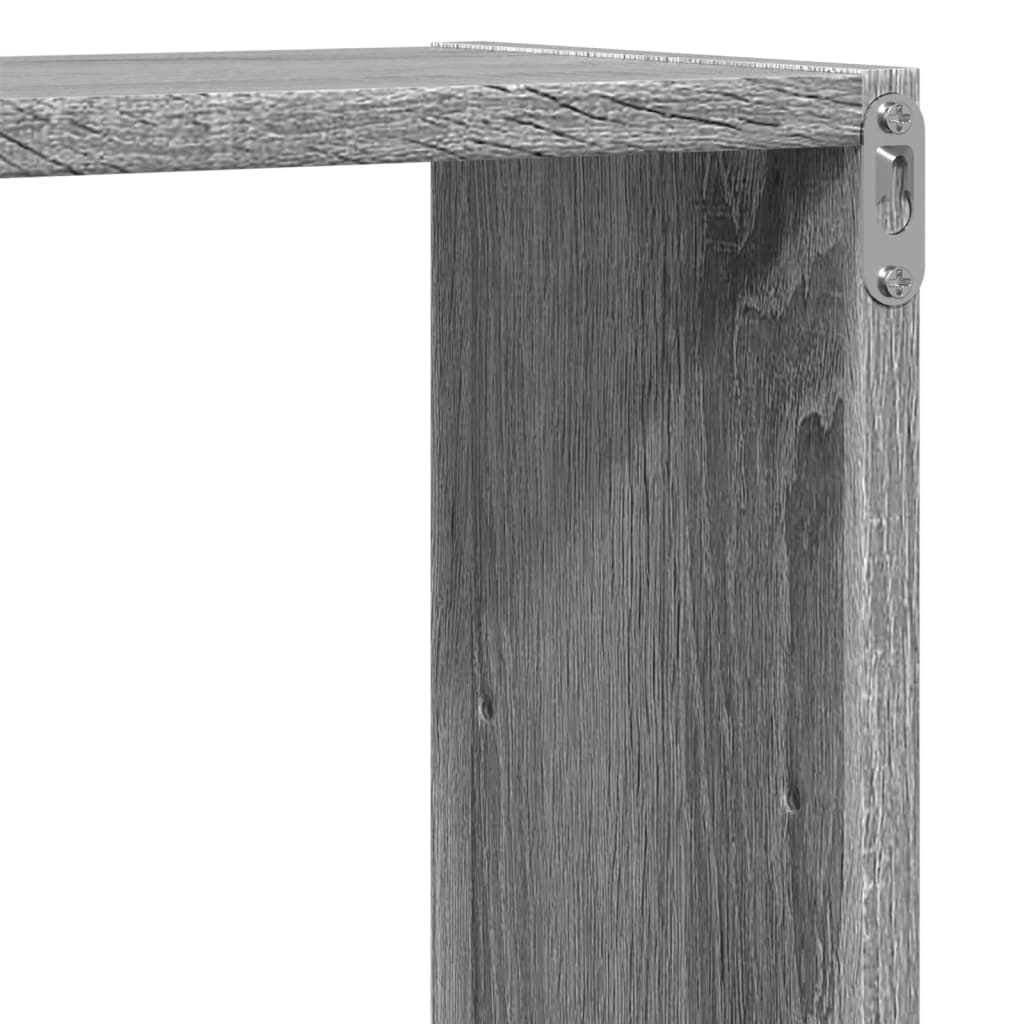 Mensola a Muro Grigio Sonoma 96x18x60 cm in Truciolato | homemem39