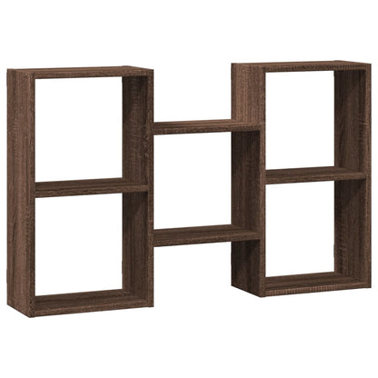 Mensola a Muro Rovere Marrone 96x18x60 cm in Truciolato