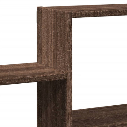 Mensola a Muro Rovere Marrone 96x18x60 cm in Truciolato