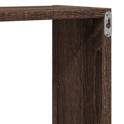 Mensola a Muro Rovere Marrone 96x18x60 cm in Truciolato