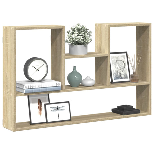 Scaffale a Parete Rovere Sonoma 99x15x60 cm in Truciolato | homemem39
