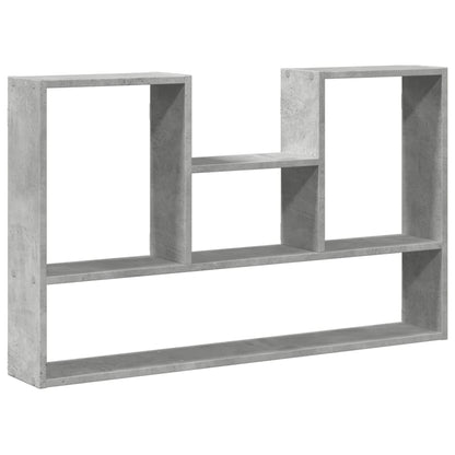 Scaffale a Muro Grigio Cemento 99x15x60 cm in Truciolato | homemem39