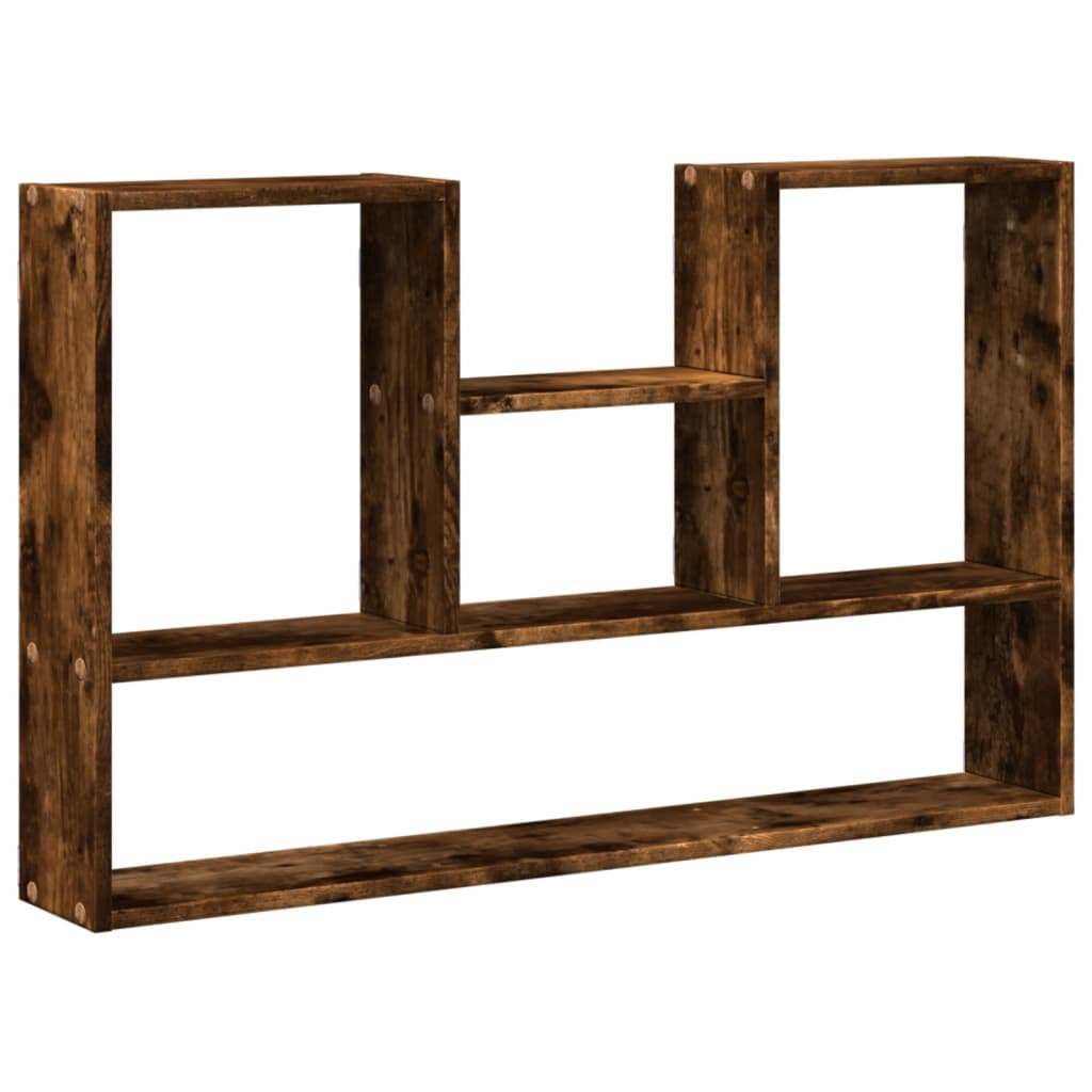 Mensola a Muro Rovere Fumo 99x15x60 cm in Truciolato | homemem39