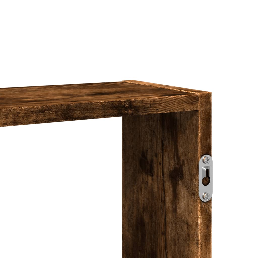 Mensola a Muro Rovere Fumo 99x15x60 cm in Truciolato | homemem39