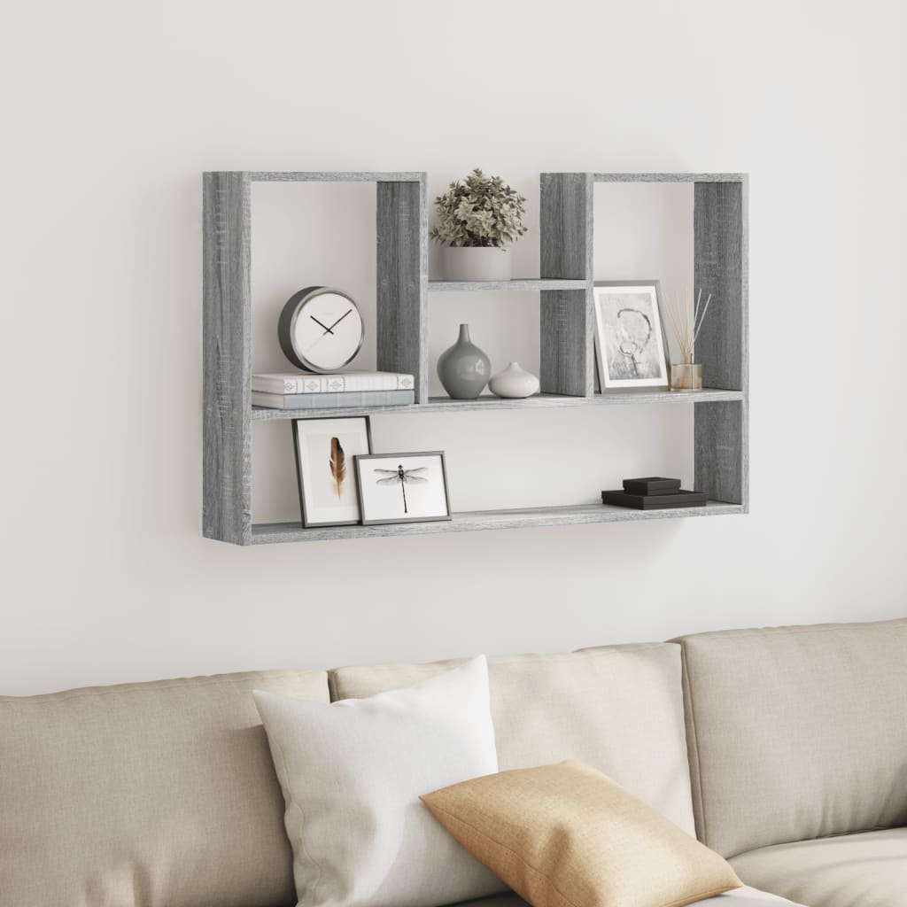 Mensola a Muro Grigio Sonoma 99x15x60 cm in Truciolato | homemem39