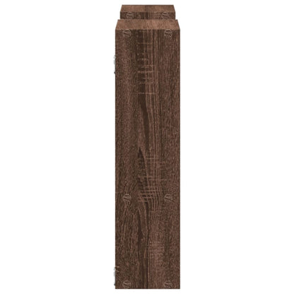Mensola a Muro Rovere Marrone 99x15x60 cm in Truciolato | homemem39