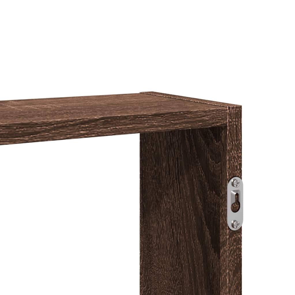 Mensola a Muro Rovere Marrone 99x15x60 cm in Truciolato | homemem39