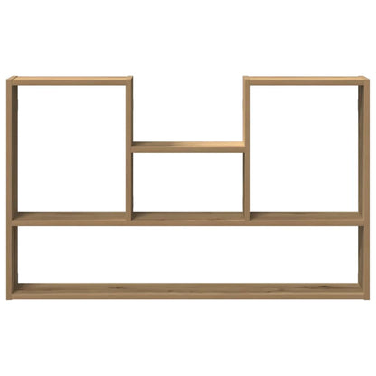 Scaffale a Parete Rovere Artigianale 99x15x60 cm in Truciolato