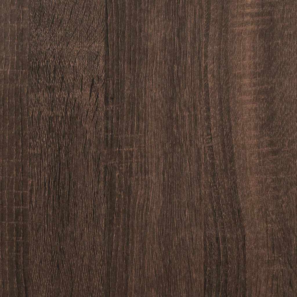 Mensole da Parete 2pz Rovere Marrone 38x12x38 cm in Truciolato