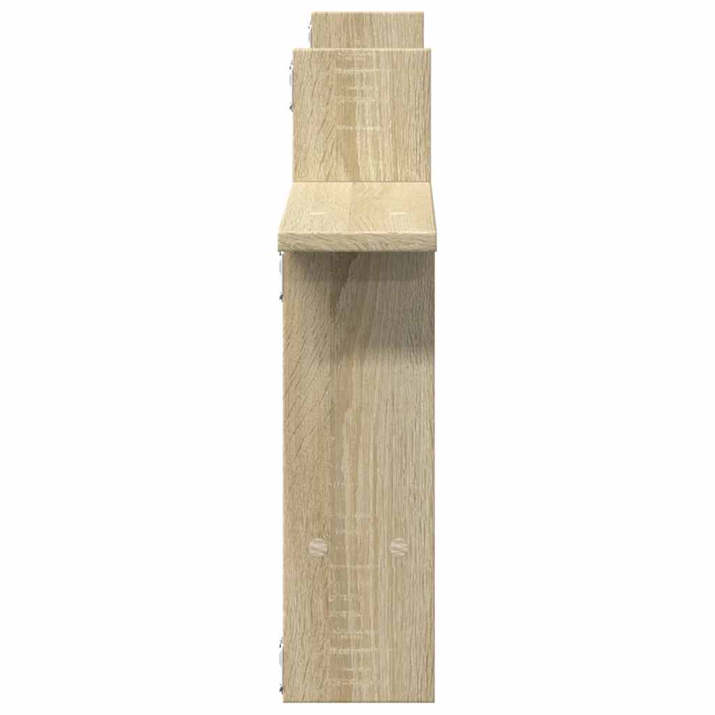 Mensole Parete 2pz Rovere Sonoma 50x12x50 cm in Truciolato | homemem39