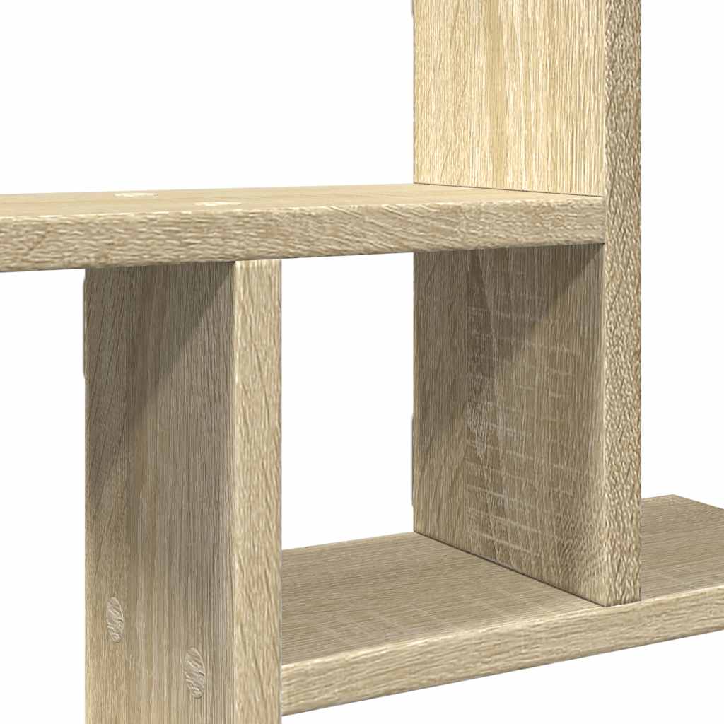 Mensole Parete 2pz Rovere Sonoma 50x12x50 cm in Truciolato