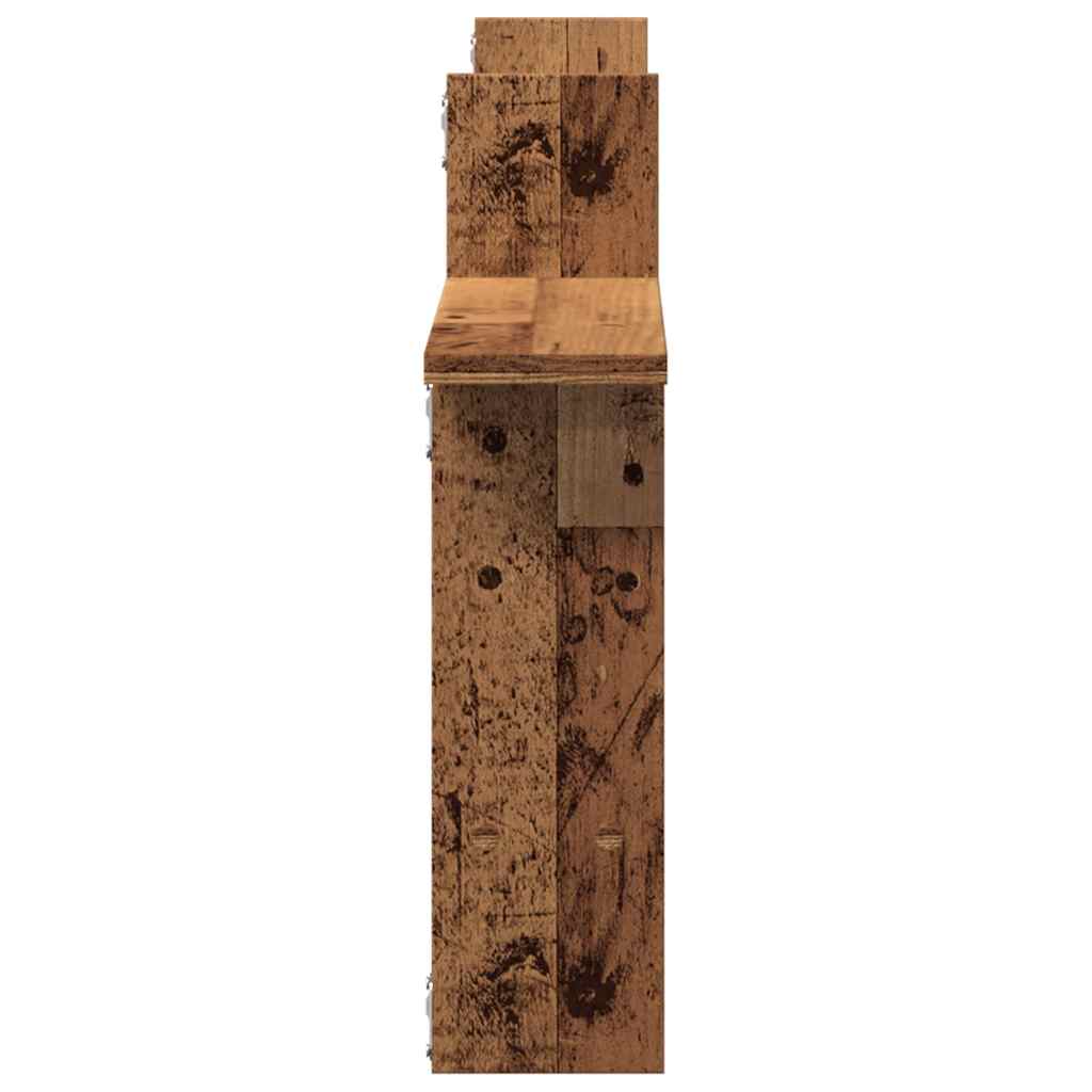 Mensole da Parete 2pz Legno Vecchio 50x12x50 cm in Truciolato | homemem39
