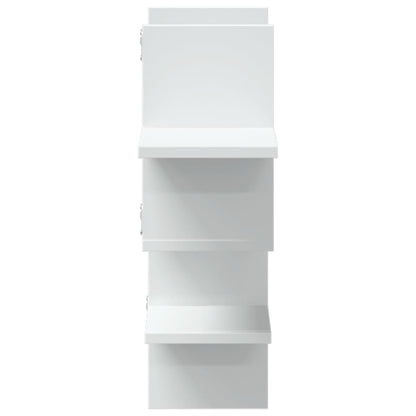Scaffale a Parete Bianco 124,5x18x60,5 cm in Truciolato | homemem39