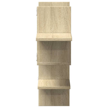 Scaffale Parete Rovere Sonoma 124,5x18x60,5 cm in Truciolato | homemem39