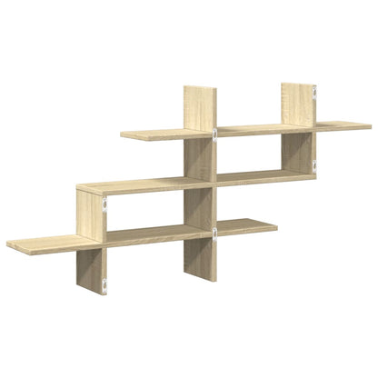 Scaffale Parete Rovere Sonoma 124,5x18x60,5 cm in Truciolato | homemem39