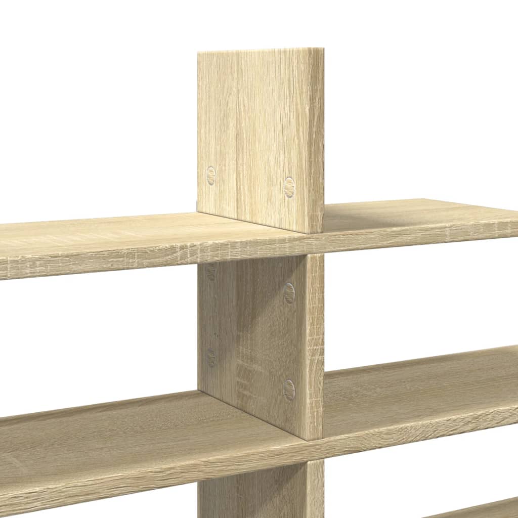 Scaffale Parete Rovere Sonoma 124,5x18x60,5 cm in Truciolato | homemem39