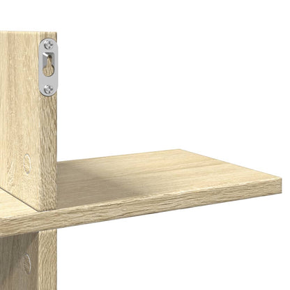 Scaffale Parete Rovere Sonoma 124,5x18x60,5 cm in Truciolato | homemem39