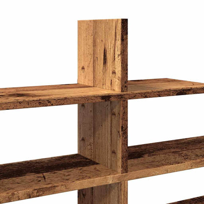 Scaffale a Parete Legno Vecchio 124,5x18x60,5 cm in Truciolato | homemem39