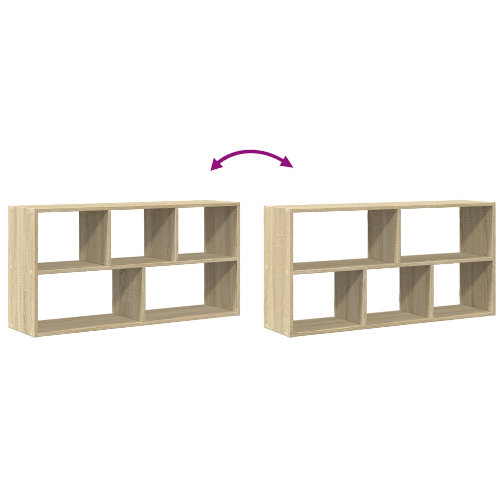 Scaffale a Parete Rovere Sonoma 100x25x50 cm Legno Multistrato | homemem39