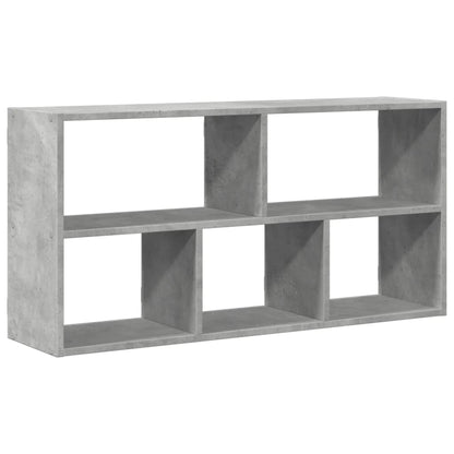 Scaffale a Muro Grigio Cemento 100x25x50 cm Legno Multistrato | homemem39