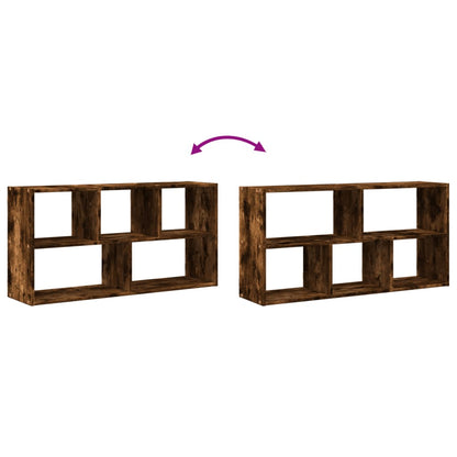 Scaffale a Muro Rovere Fumo 100x25x50 cm in Legno Multistrato | homemem39