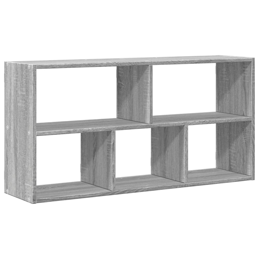 Scaffale a Muro Grigio Sonoma 100x25x50 cm in Legno Multistrato | homemem39