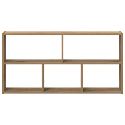 Scaffale a Parete Rovere Artigianale 100x25x50 cm in Truciolato
