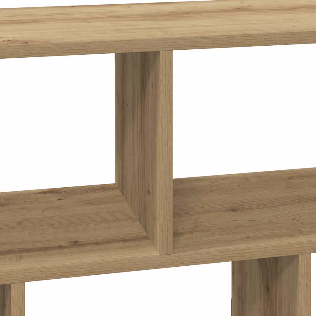 Scaffale a Parete Rovere Artigianale 100x25x50 cm in Truciolato
