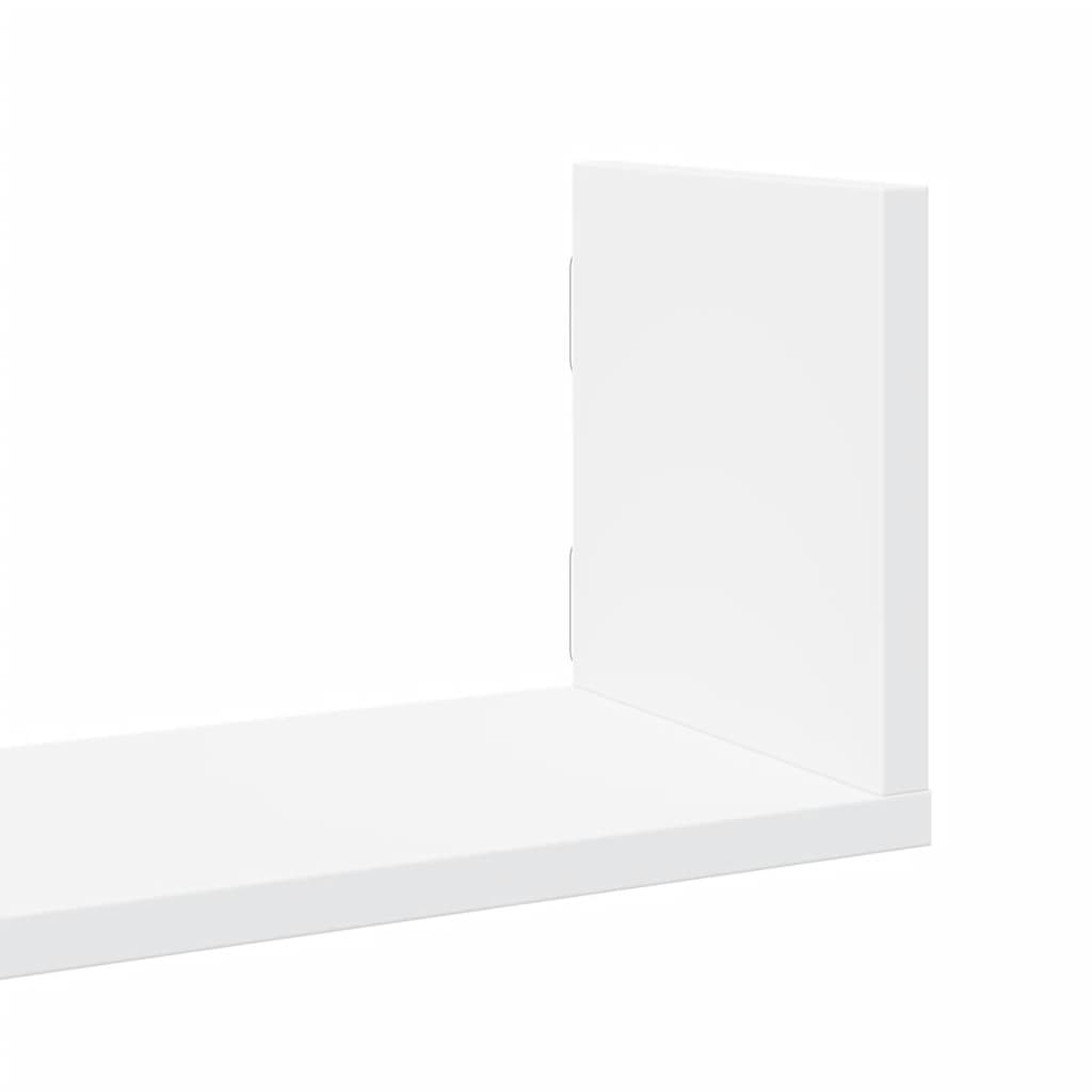 Mensole a Muro 3 pz Bianche 58x18x18 cm in Truciolato | homemem39