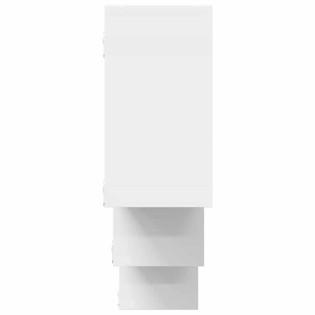 Scaffale a Parete Bianco 159x18x66 cm in Truciolato | homemem39