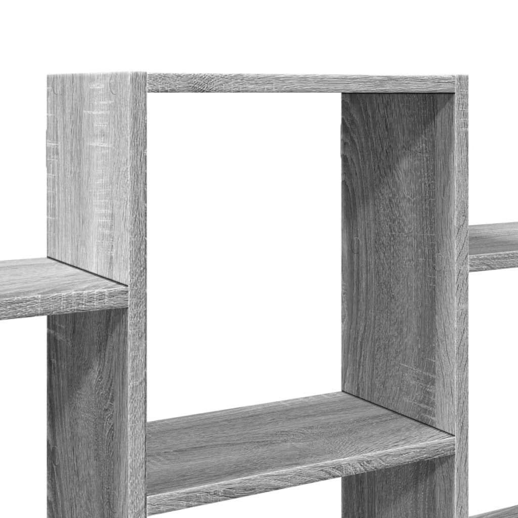 Mensola a Muro Grigio Sonoma 159x18x66 cm in Truciolato