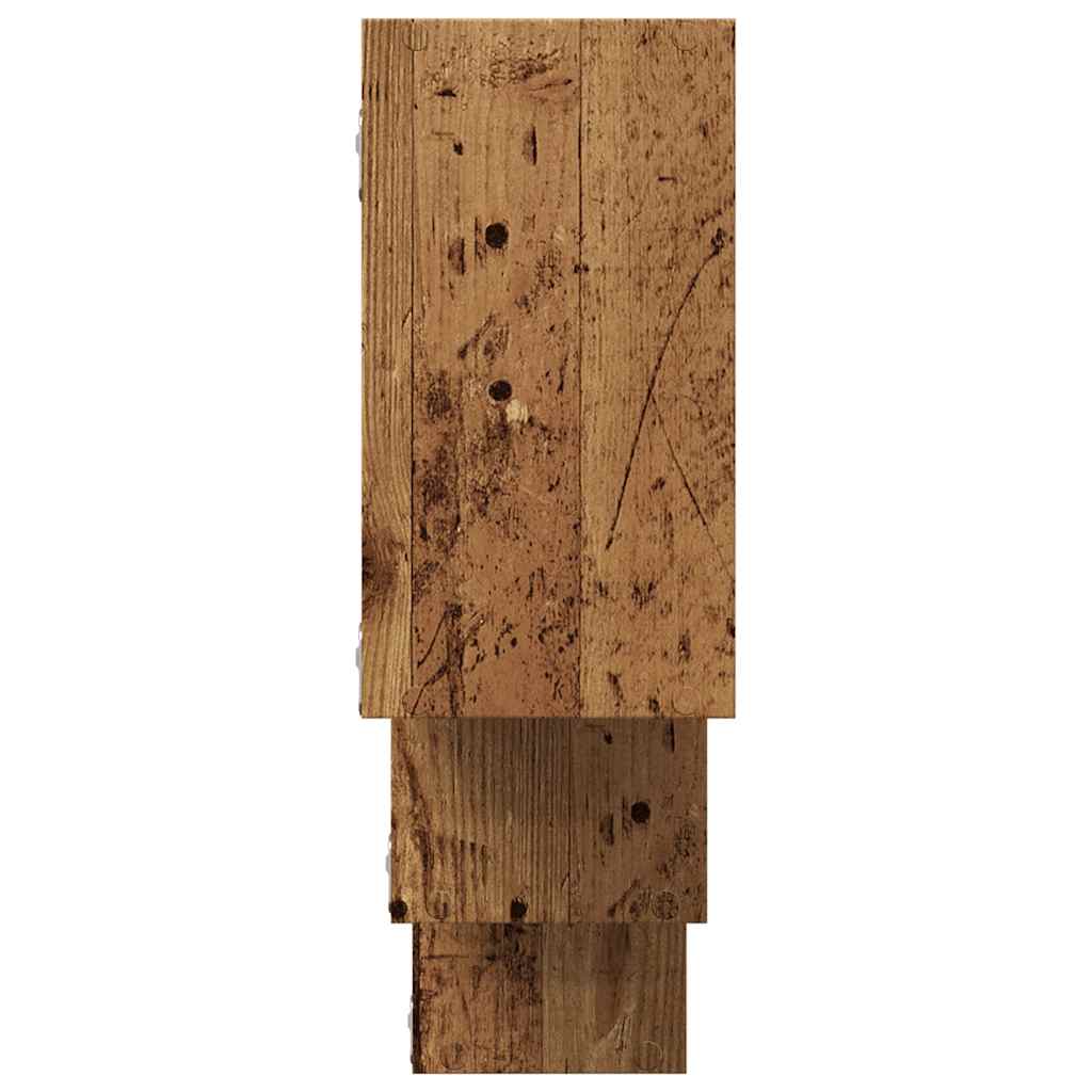 Scaffale a Parete Legno Vecchio 159x18x66 cm in Truciolato | homemem39