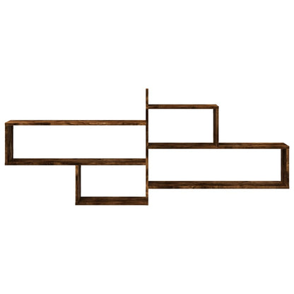Mensola a Parete Rovere Fumo 167,5x18x68 cm in Truciolato