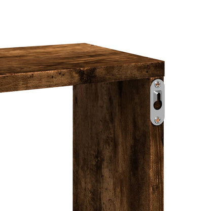 Mensola a Parete Rovere Fumo 167,5x18x68 cm in Truciolato