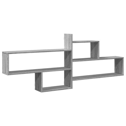 Mensola a Parete Grigio Sonoma 167,5x18x68 cm in Truciolato | homemem39